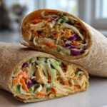 Kid-Friendly Crunchy Chicken Slaw Wraps