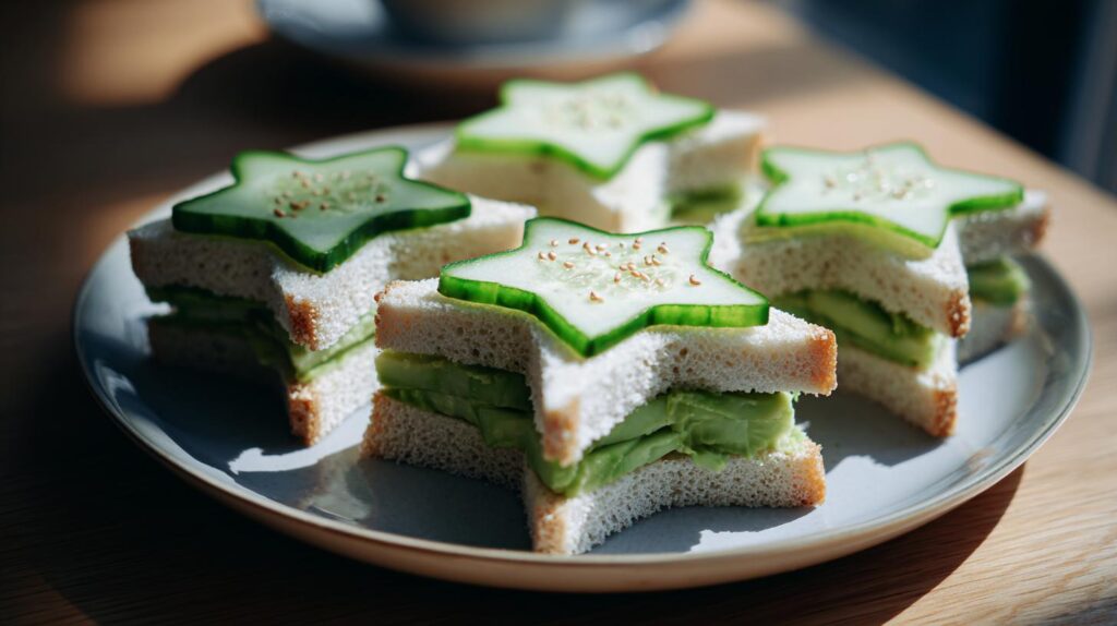 Kid-Friendly Cucumber Avocado Sandwiches