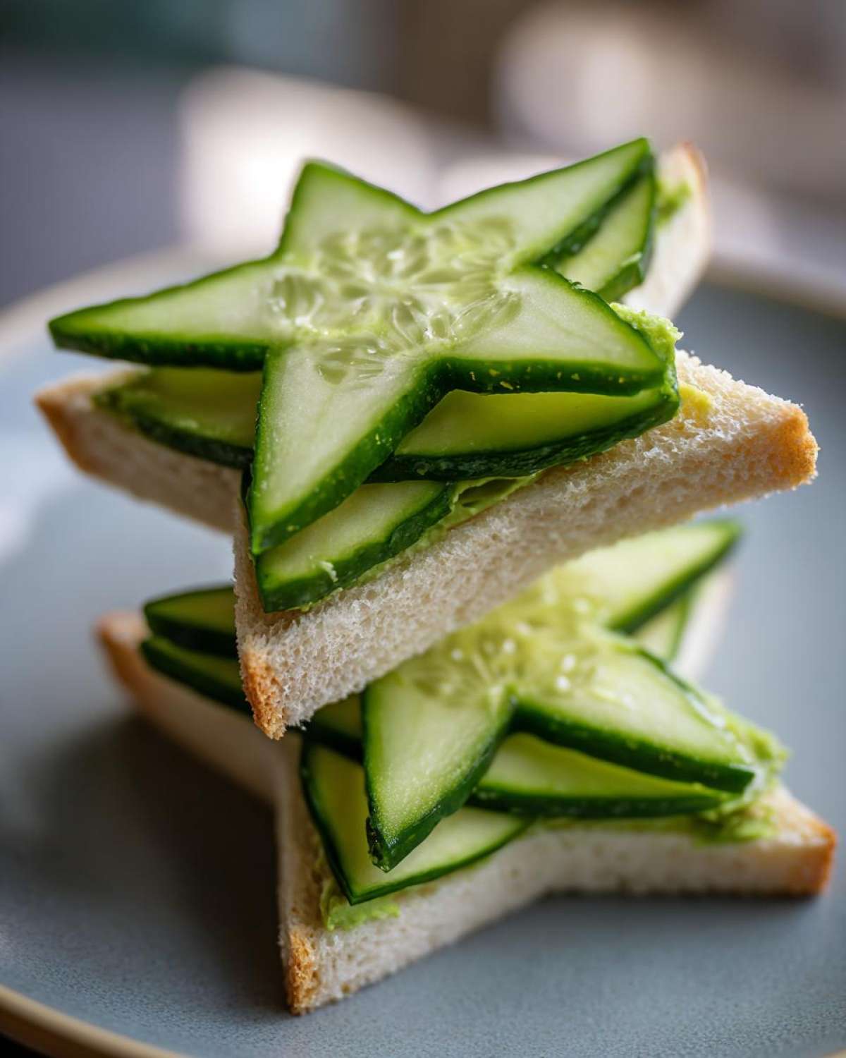 Kid-Friendly Cucumber Avocado Sandwiches - detail 2