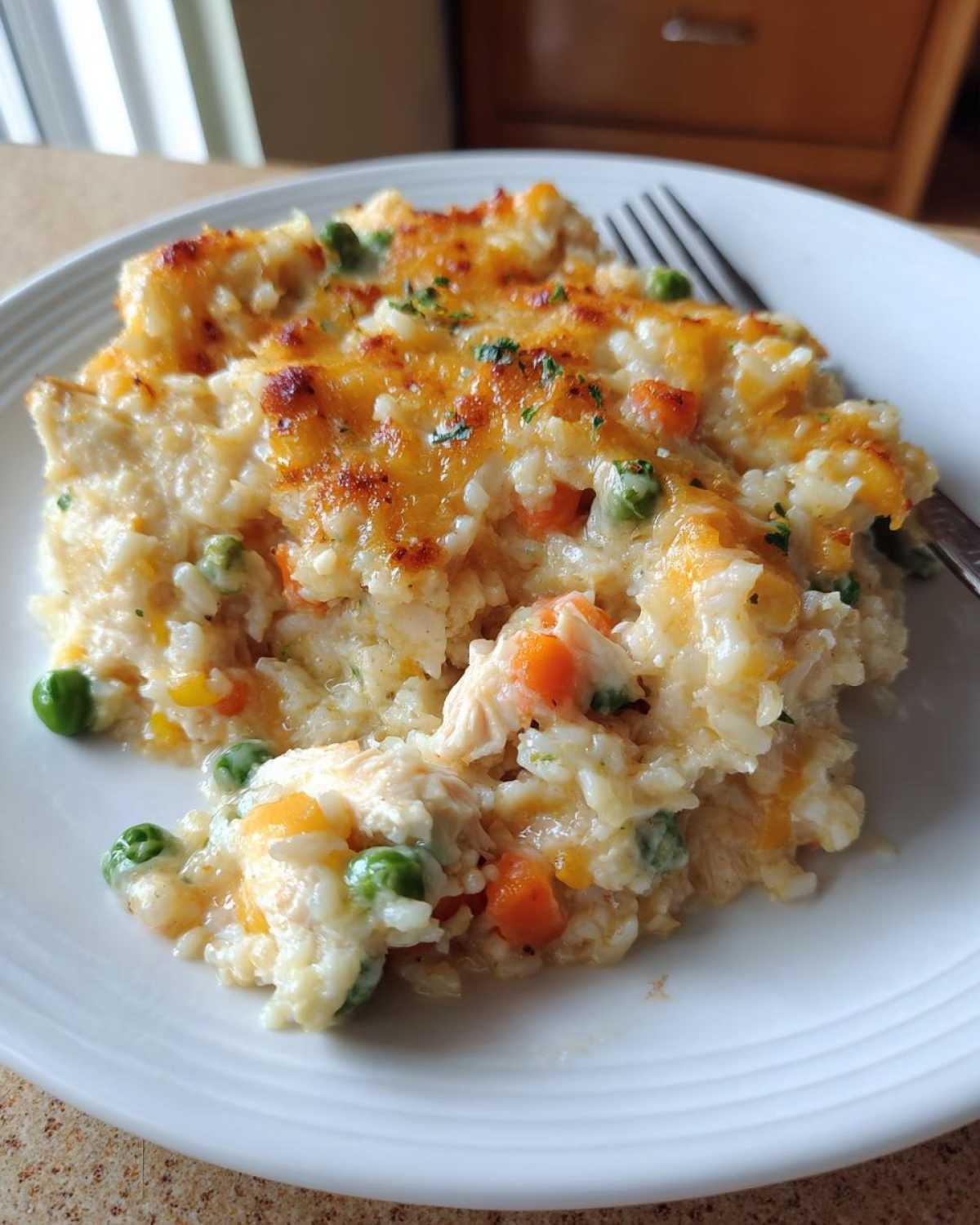 Kid-Friendly Easy Chicken and Rice Casserole (Make-Ahead) - detail 2