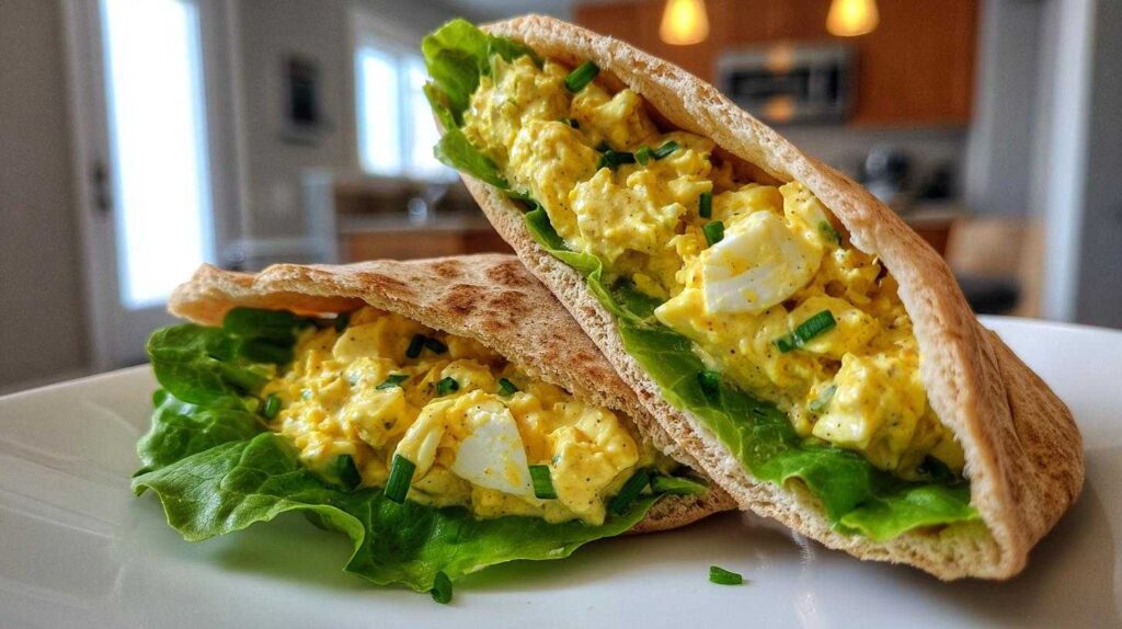 Kid-Friendly Egg Salad Pita Pockets
