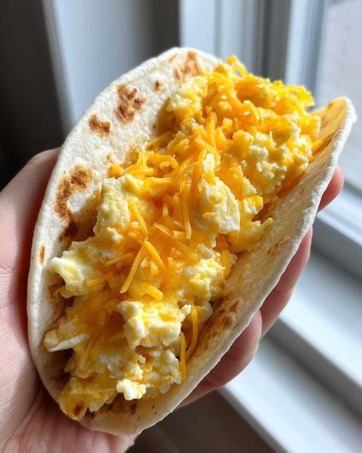 Kid-Friendly Egg and Cheese Breakfast Tacos - detail 1