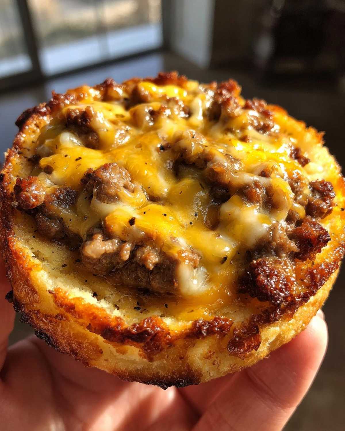 Kid-Friendly English Muffin Taco Cups - detail 2