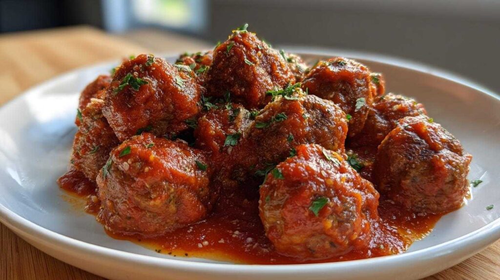 Kid-Friendly Freezer-Friendly Mini Meatballs in Marinara