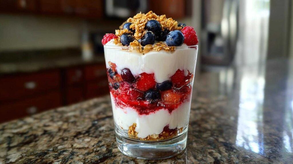 Kid-Friendly Frozen Berry Yogurt Parfaits