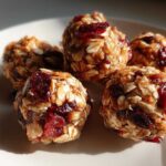 Kid-Friendly Frozen Cherry Oatmeal Energy Bites