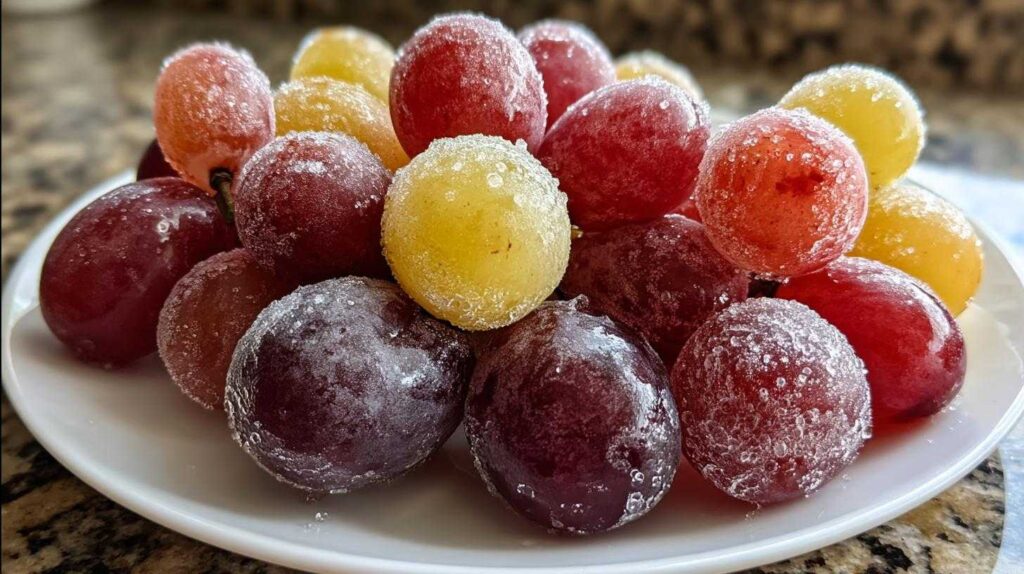 Kid-Friendly Frozen Grape Bites
