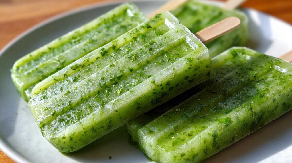Kid-Friendly Fruit & Spinach Smoothie Pops