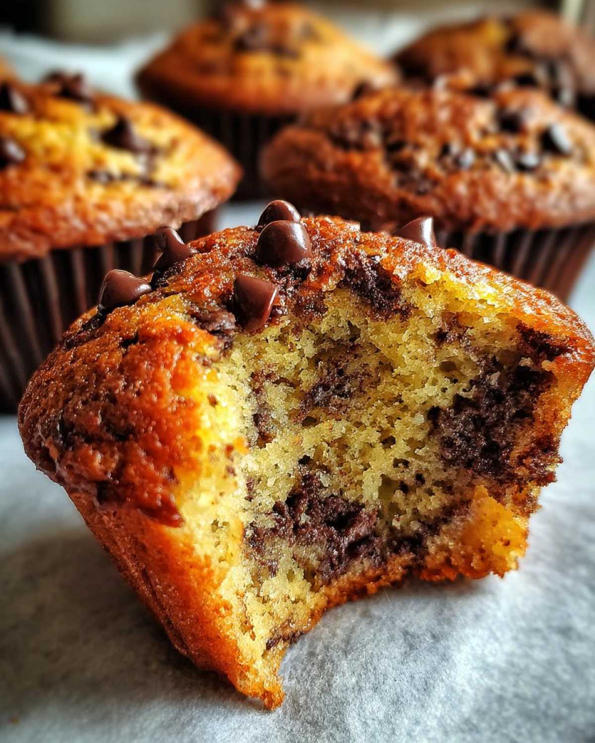 Kid-Friendly GLUTEN-FREE CHOCOLATE CHIP MUFFINS - detail 3
