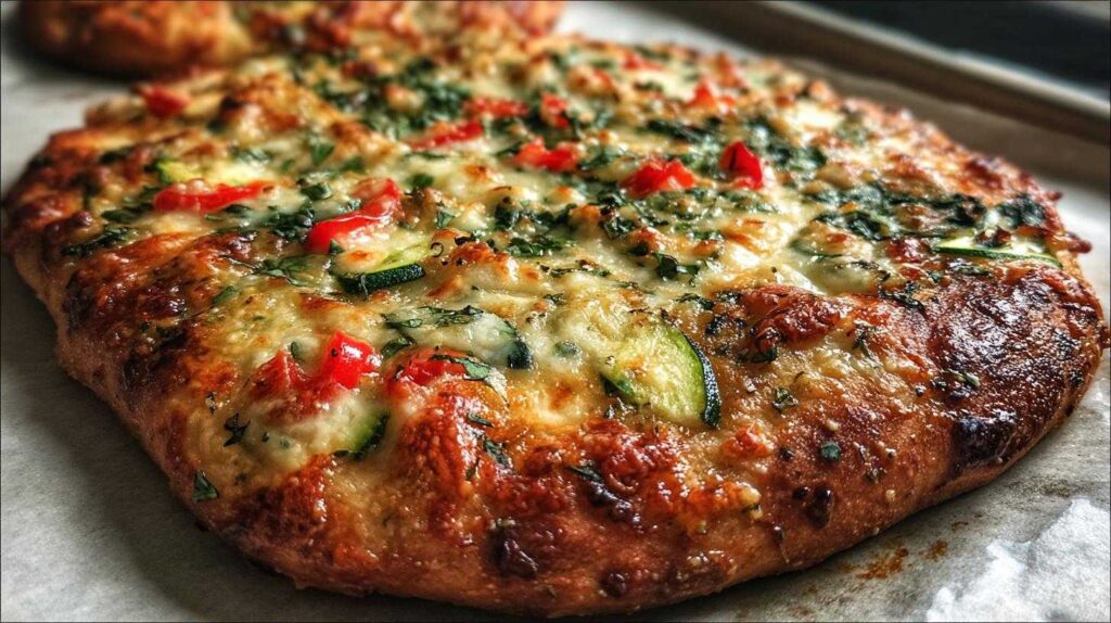 Kid-Friendly Garden Veggie Pita Pizzas