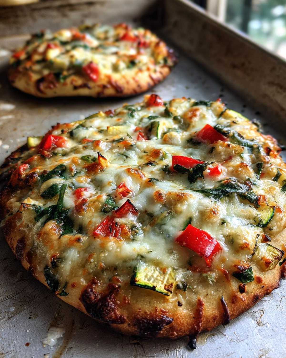 Kid-Friendly Garden Veggie Pita Pizzas - detail 3