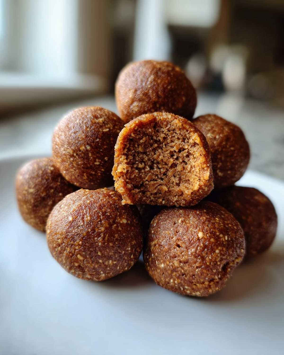 Kid-Friendly Gingerbread Oatmeal Balls - detail 1