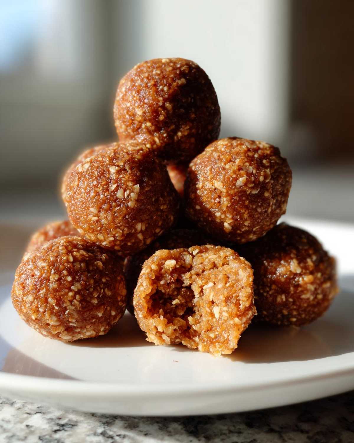 Kid-Friendly Gingerbread Oatmeal Balls - detail 3