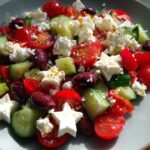 Kid-Friendly Greek Salad with Feta Cheese Stars