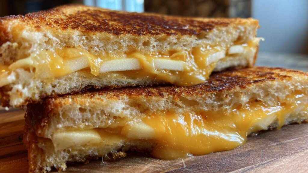 Kid-Friendly Grilled Cheese & Apple Sandwich