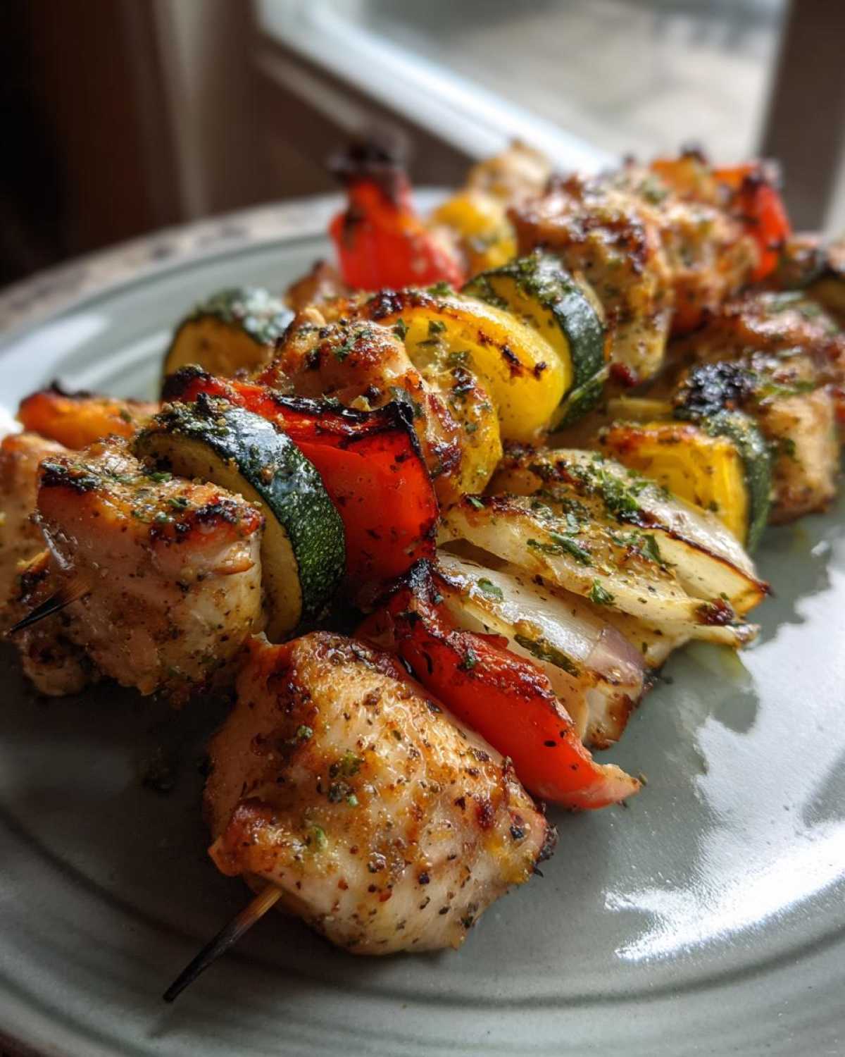 Kid-Friendly Grilled Chicken and Veggie Kabobs - detail 1