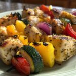 Kid-Friendly Grilled Chicken and Veggie Kabobs