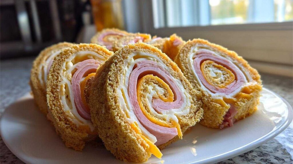 Kid-Friendly Ham & Cheese Pinwheel Sandwiches