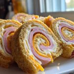 Kid-Friendly Ham & Cheese Pinwheel Sandwiches