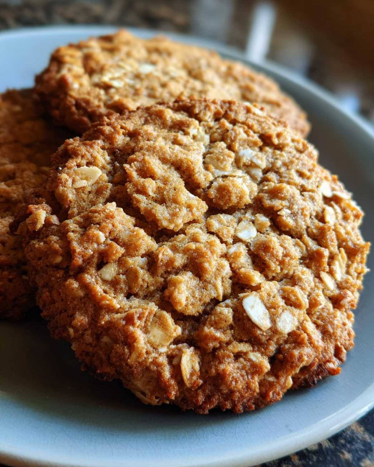 Kid-Friendly Holiday Gingerbread Oatmeal Cookies - detail 1