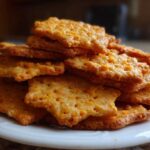 Kid-Friendly Homemade Cheddar Crackers