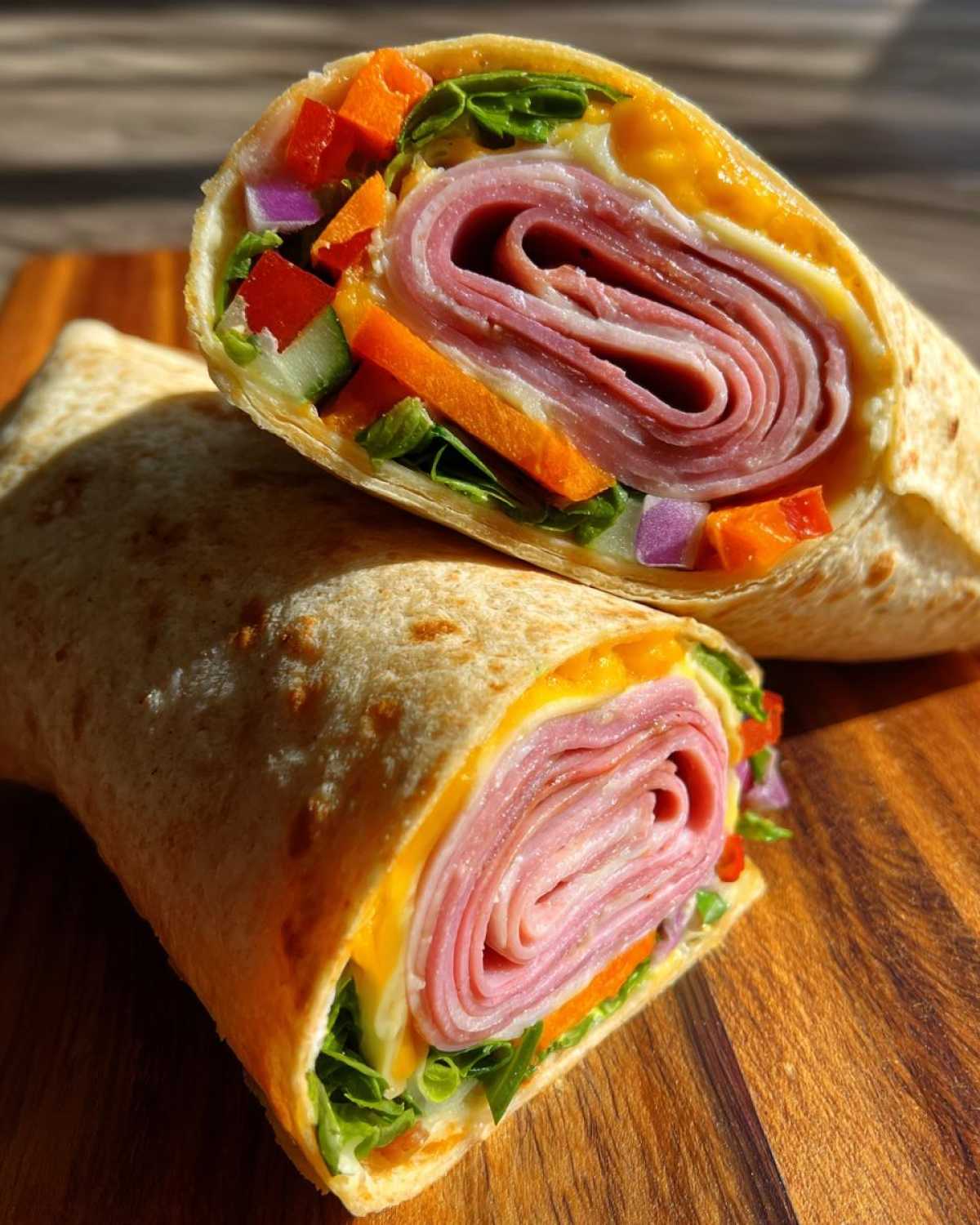 Kid-Friendly Homemade Lunchable Wraps (Deli Meat & Veggies) - detail 2