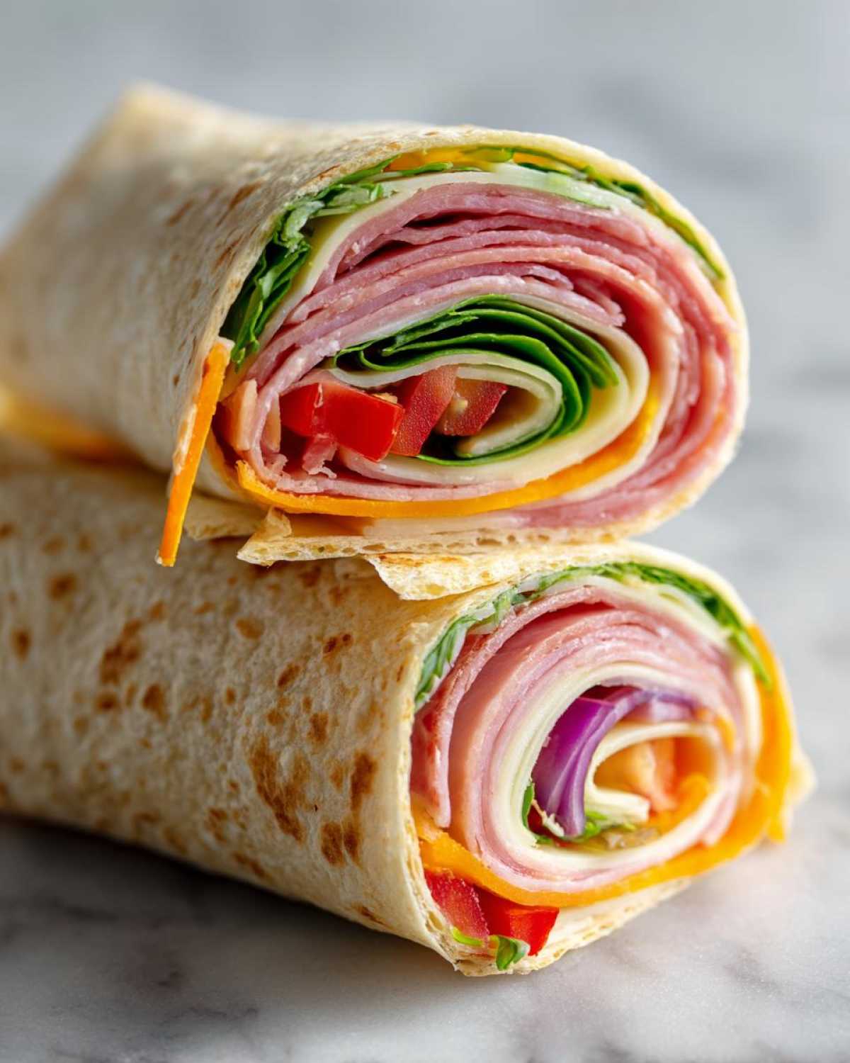 Kid-Friendly Homemade Lunchable Wraps (Deli Meat & Veggies) - detail 4