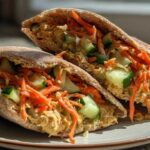 Kid-Friendly Hummus & Veggie Pita Pockets