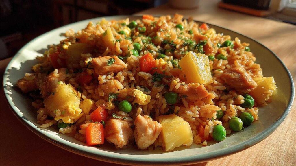 Kid-Friendly Kid-Approved Pineapple Fried Rice