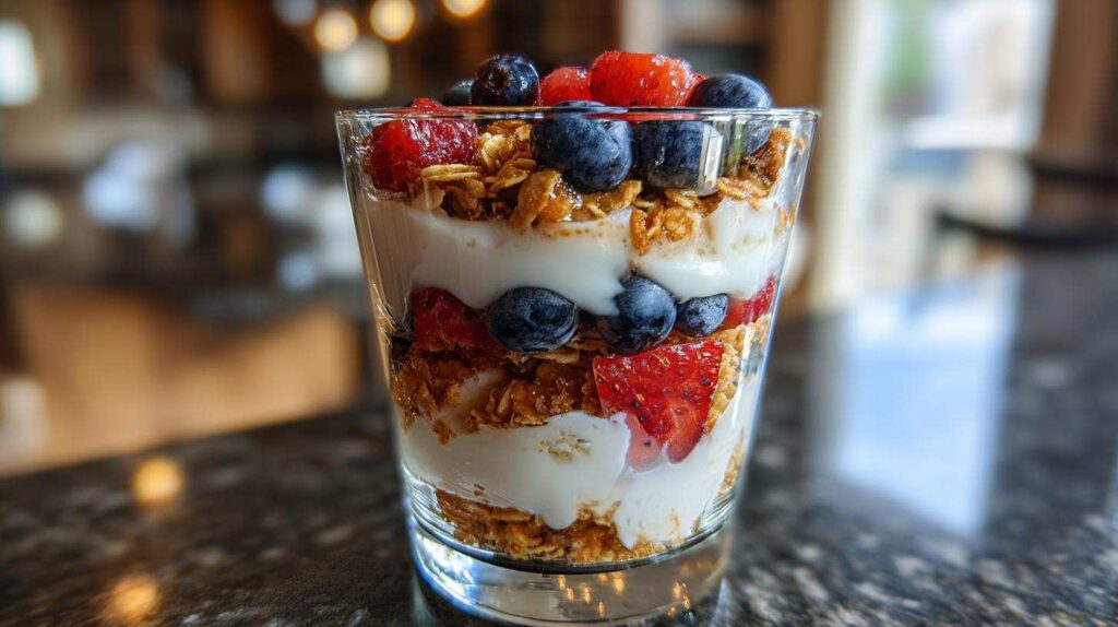 Kid-Friendly Layered Yogurt & Granola Parfaits