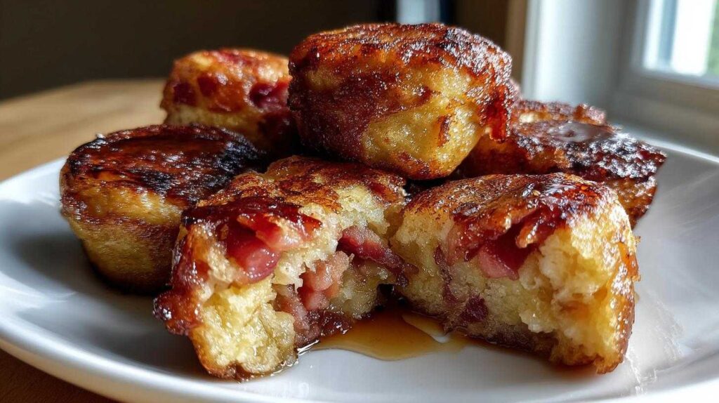 Kid-Friendly Maple Bacon Pancake Bites