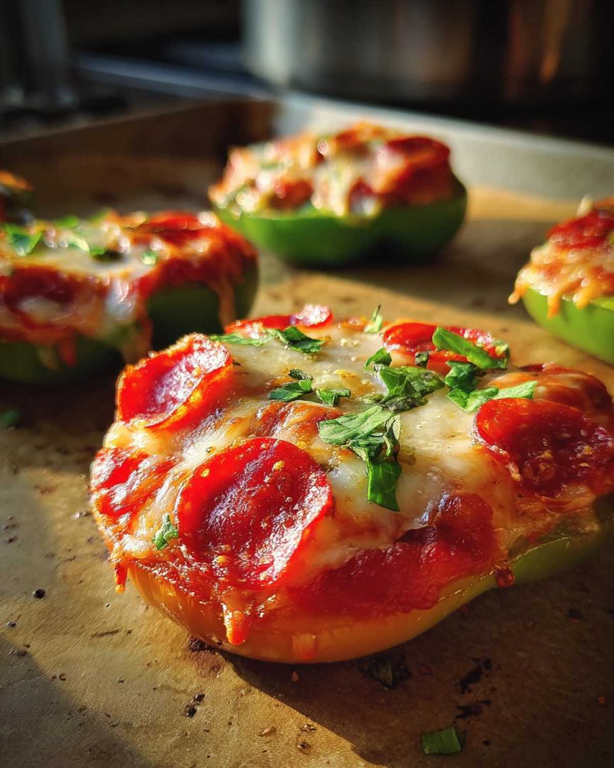 Kid-Friendly Mini Bell Pepper Pizzas - detail 1