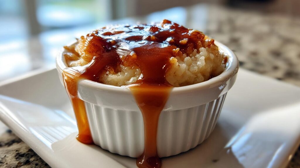 Kid-Friendly Mini Caramel Rice Puddings