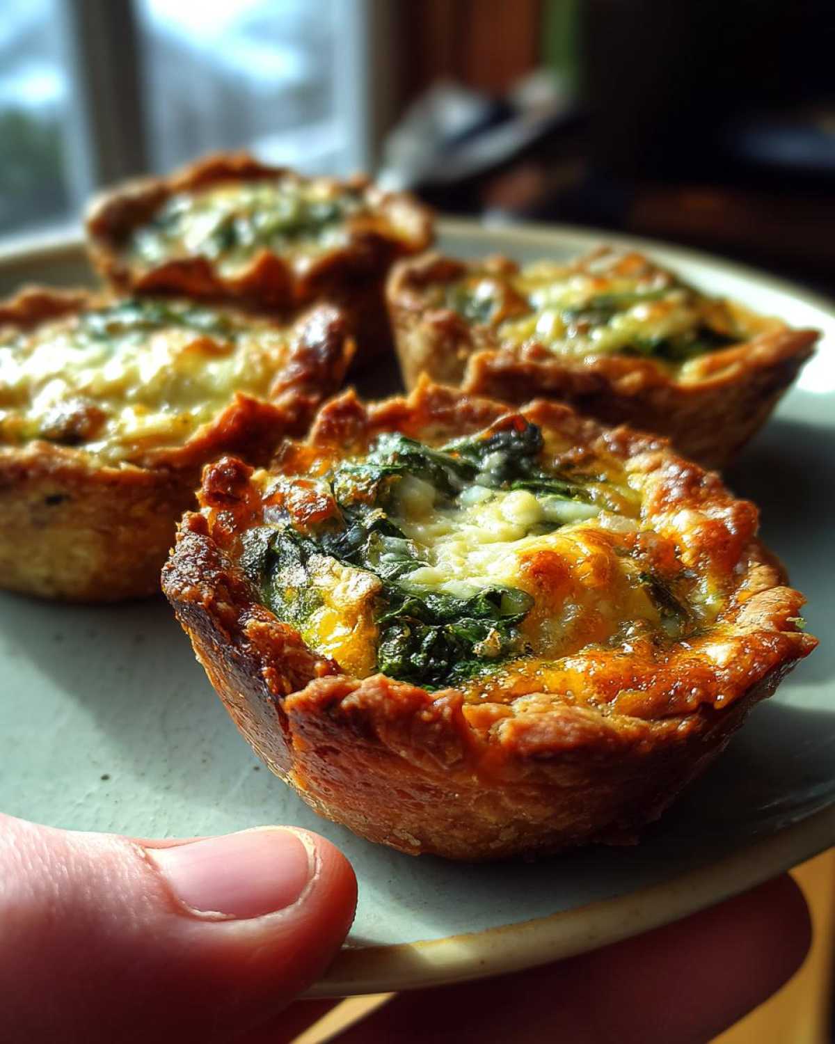 Kid-Friendly Mini Spinach Quiches - detail 1