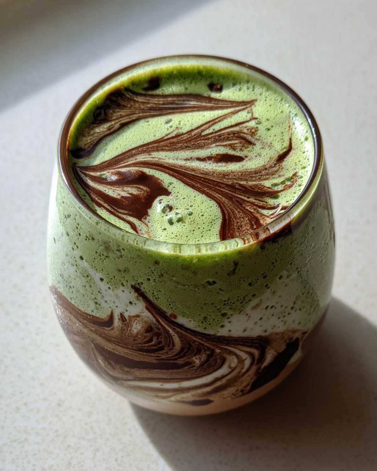 Kid-Friendly Mint Chocolate Banana Smoothie - detail 2