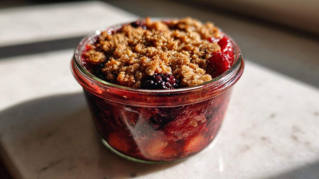 Amazing Kid-Friendly Mixed Berry Crisp Jars: A Sweet Victory in 20 Minutes Kid-Friendly Mixed Berry Crisp Jars