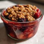 Kid-Friendly Mixed Berry Crisp Jars