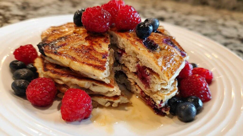 Kid-Friendly Mixed Berry Pancakes (Whole Grain): A Secret Weapon Kid-Friendly Mixed Berry Pancakes (Whole Grain)
