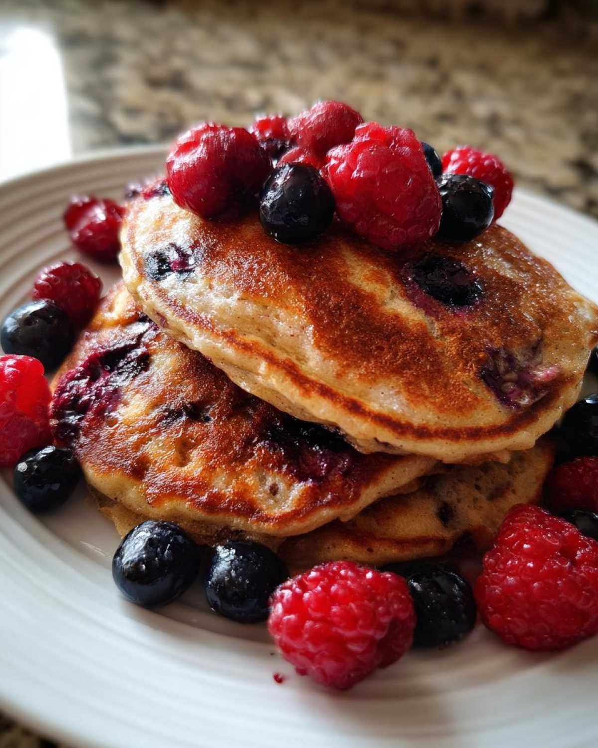 Kid-Friendly Mixed Berry Pancakes (Whole Grain) - detail 3