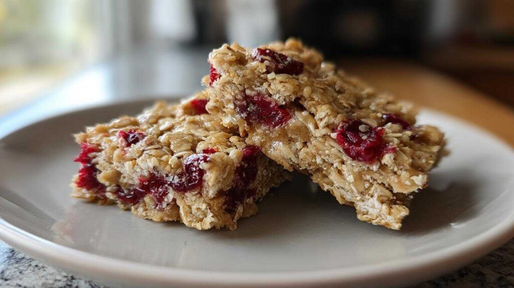 Kid-Friendly No-Bake Cherry Oat Bars
