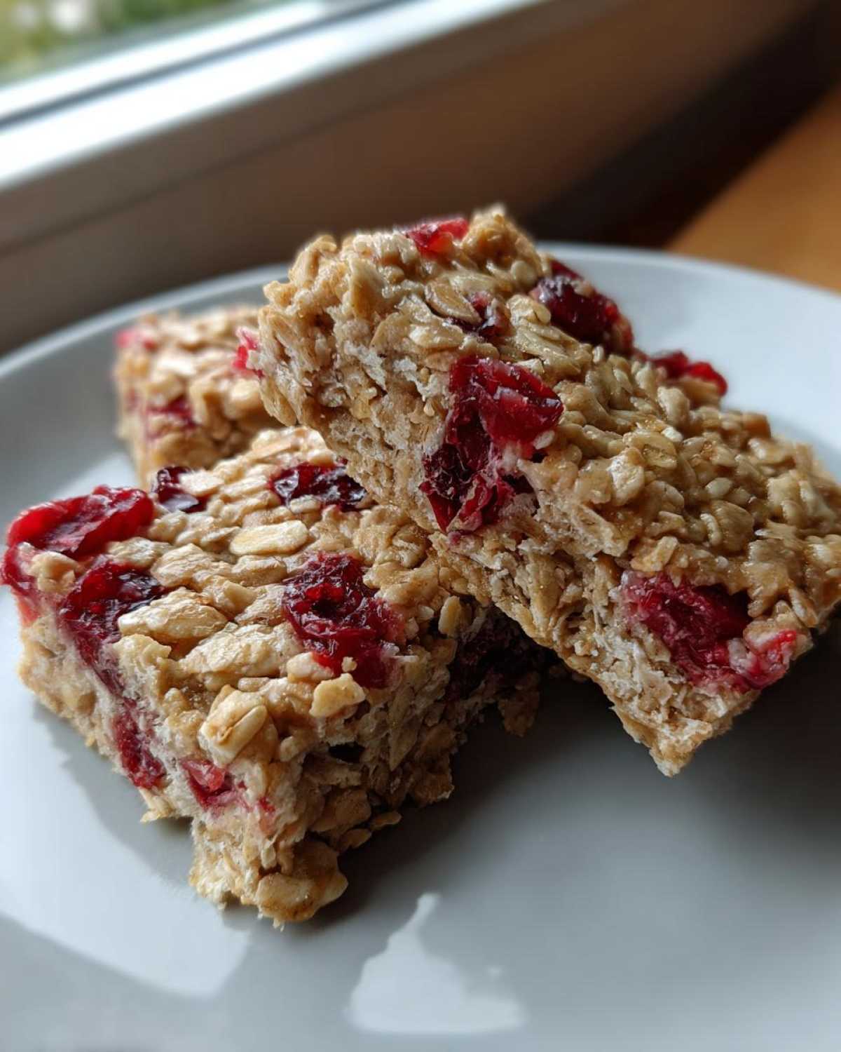 Kid-Friendly No-Bake Cherry Oat Bars - detail 2