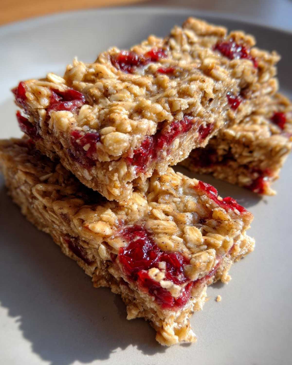 Kid-Friendly No-Bake Cherry Oat Bars - detail 3