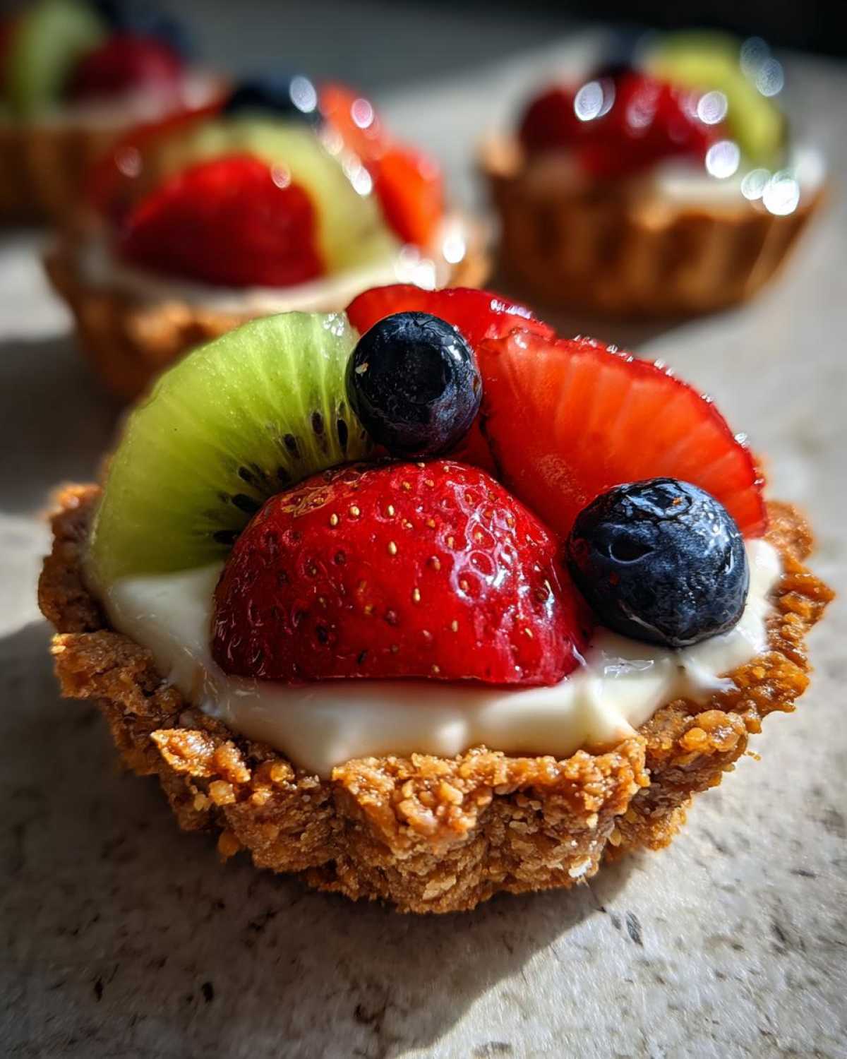 Kid-Friendly No-Bake Mini Fruit Tartlets - detail 1