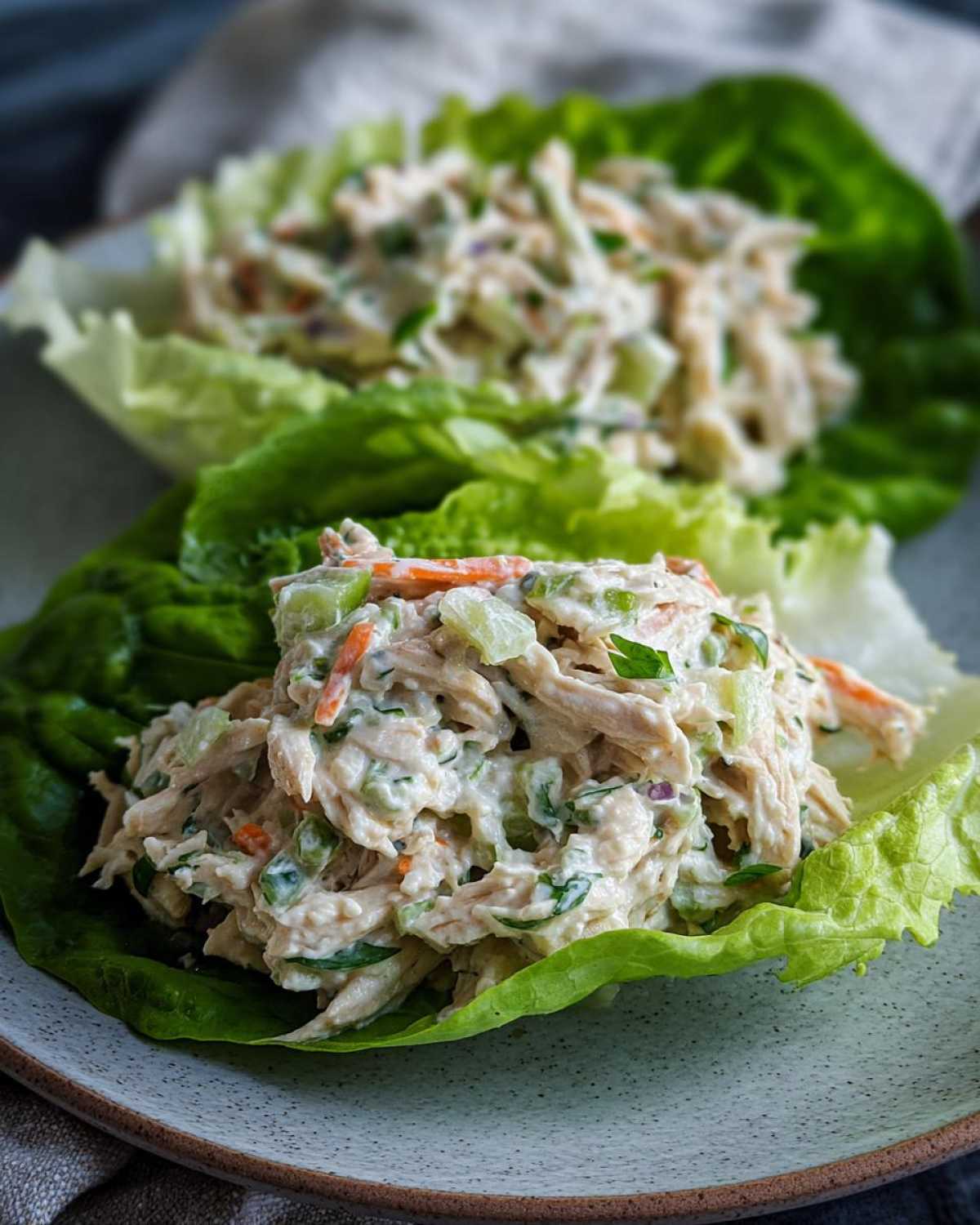 Kid-Friendly No-Cook Chicken Salad Lettuce Wraps - detail 2