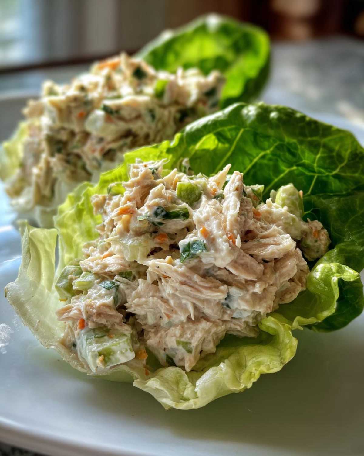 Kid-Friendly No-Cook Chicken Salad Lettuce Wraps - detail 4