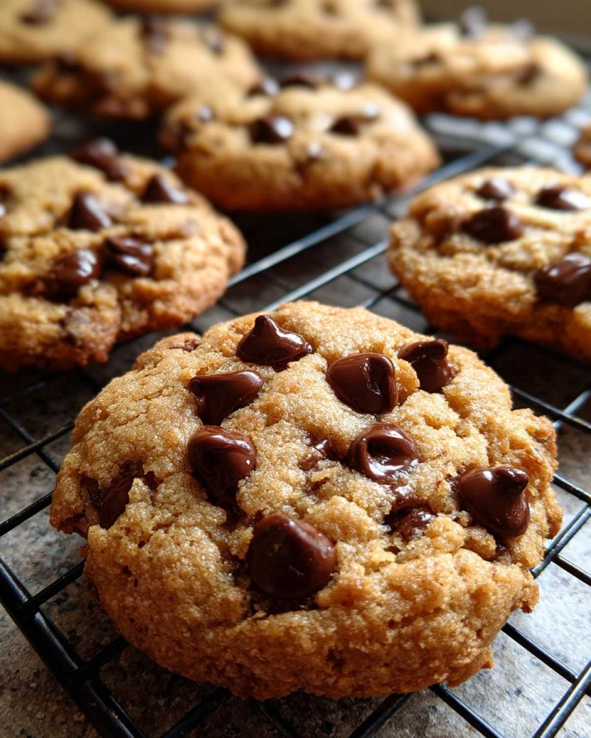 Kid-Friendly OAT FLOUR CHOCOLATE CHIP COOKIES - detail 1