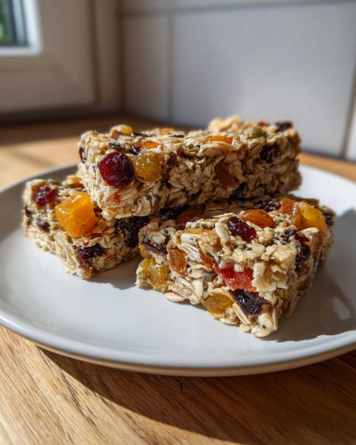 Kid-Friendly Oatmeal-Fruit Energy Bars - detail 4