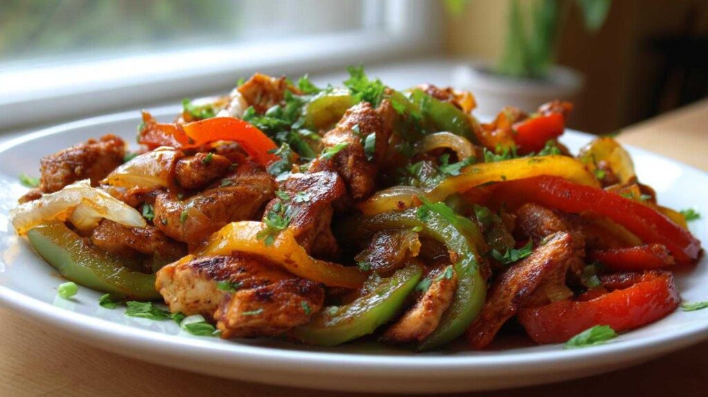 Kid-Friendly One-Pan Chicken Fajita Bake