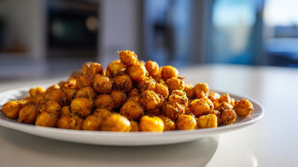 Kid-Friendly Oven-Roasted Chickpeas Snack
