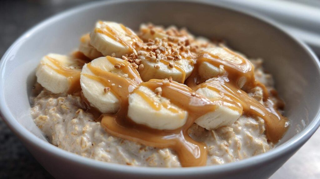 Kid-Friendly Peanut Butter Banana Oatmeal